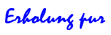 Erholung